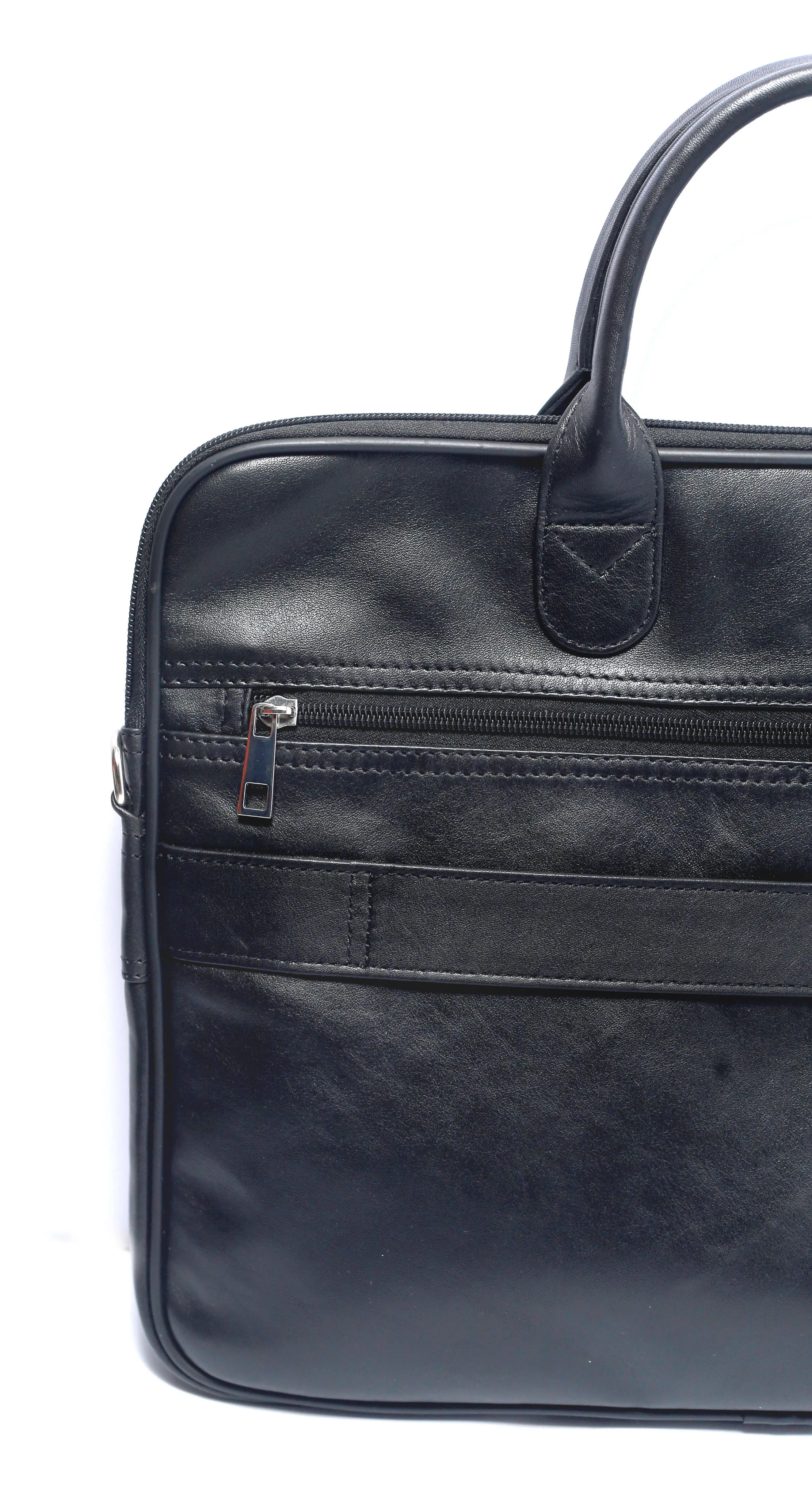 SWABI BAG Genuine Leather Laptop Ultra Slim Bag - Tan-16" Laptop