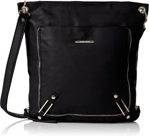 SwankySwans Eva Zipper Messenger School PU Leather Shoulder Bags