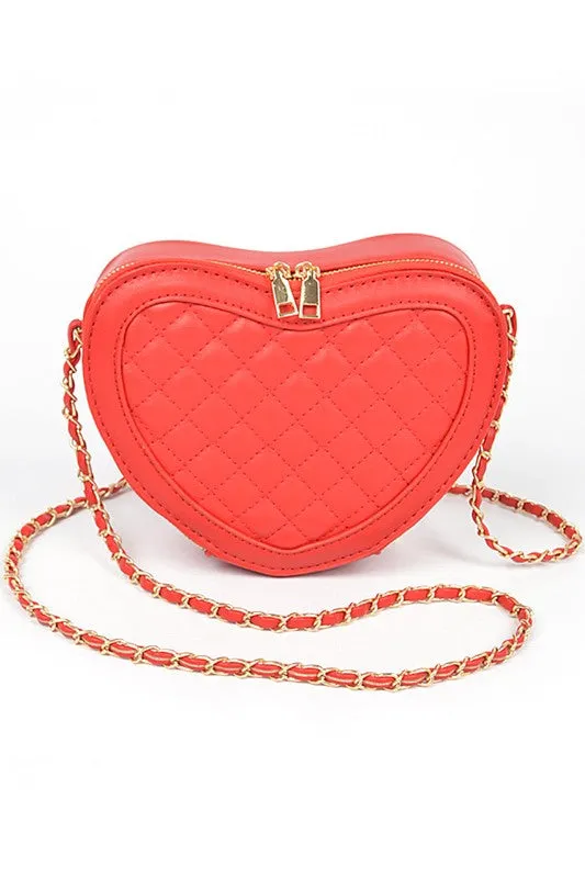TEEK - Quilted Heart Swing Bag