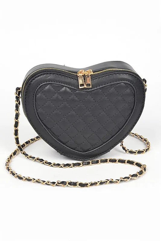TEEK - Quilted Heart Swing Bag