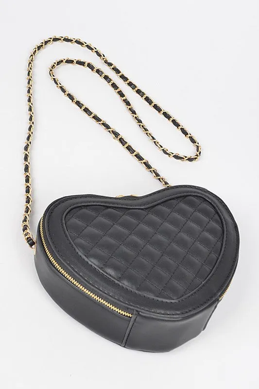 TEEK - Quilted Heart Swing Bag