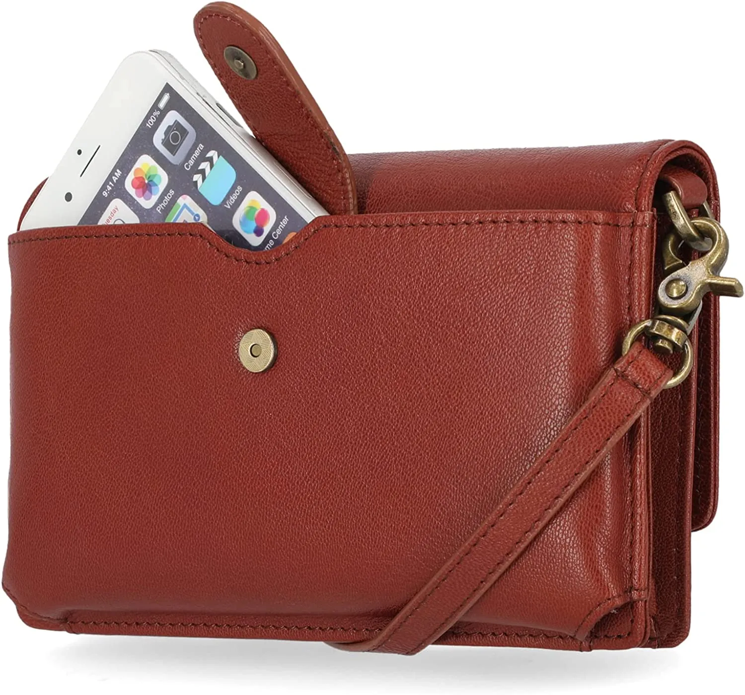 Timberland Women's RFID Leather Crossbody Bag Wallet Purse