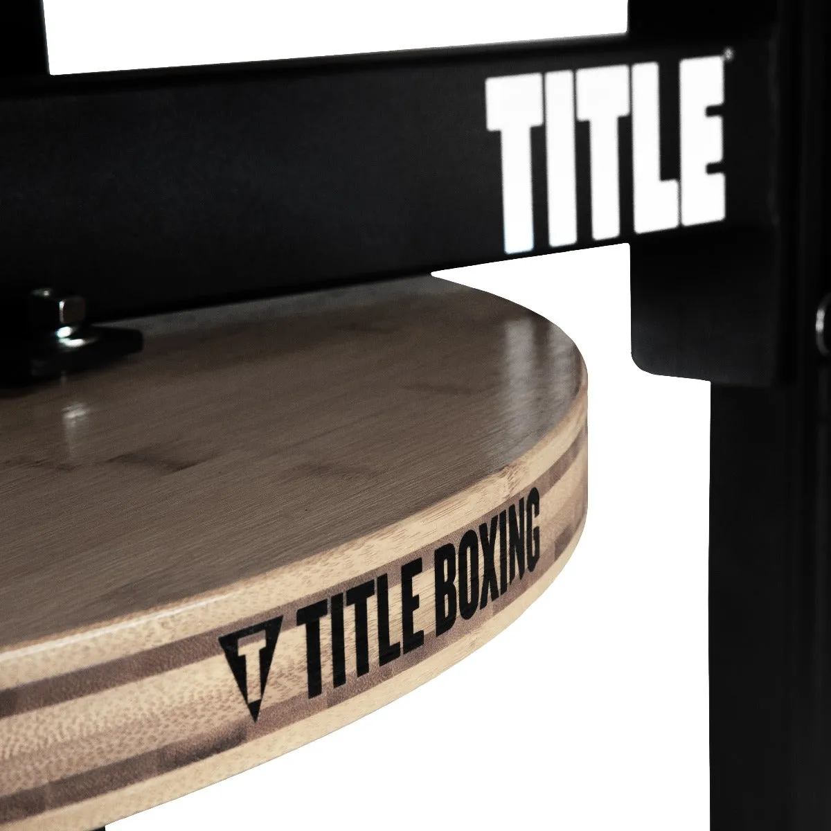 TITLE Boxing Forged Steel Adjustable Pro Speed Bag Platform