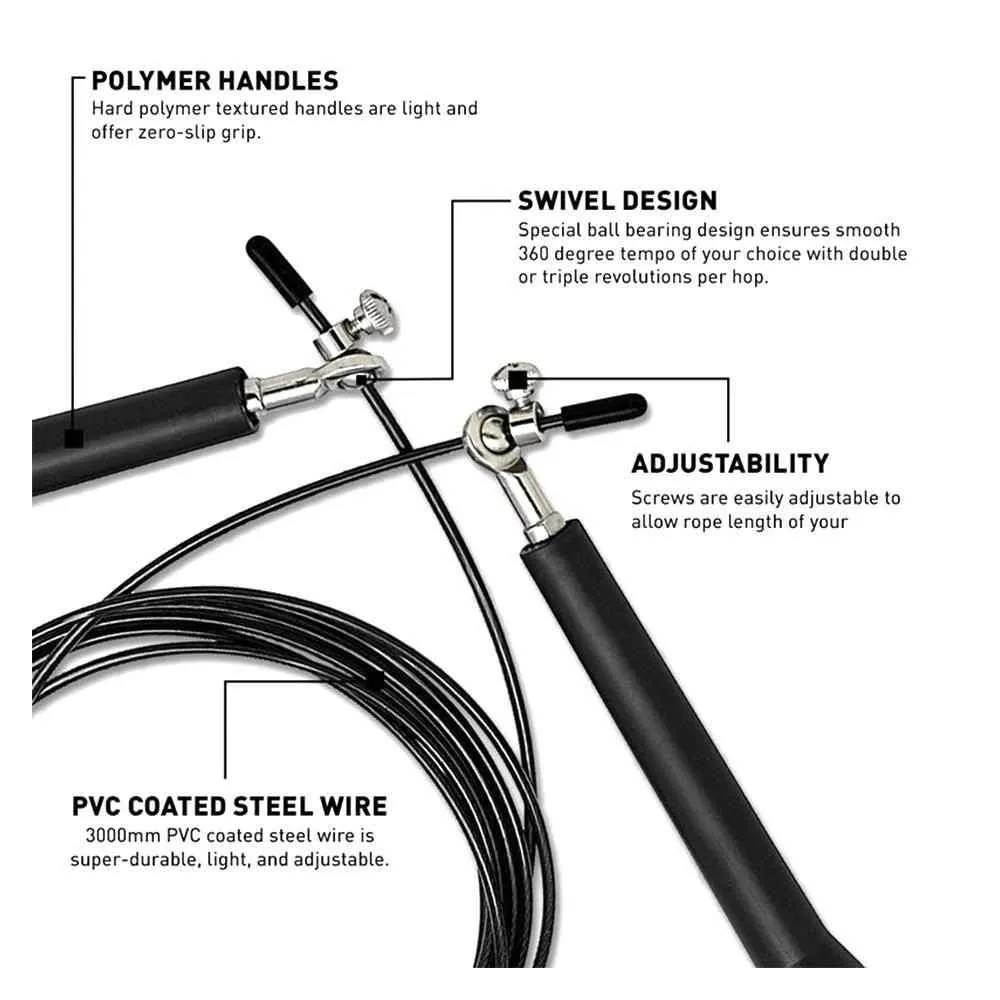 TnP Accessories Speed Cable Skipping Rope