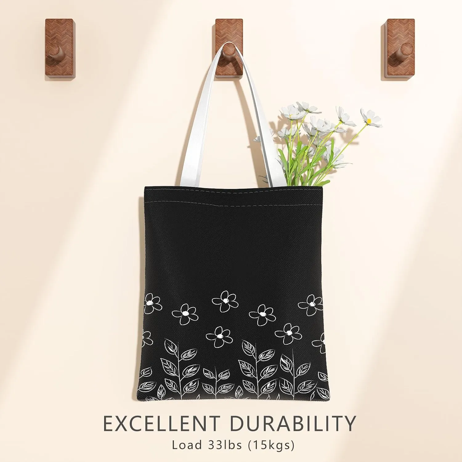 Tote Bag, Canvas Tote Bag for Women, Large Lightweight Reusable Canvas Handbags, Cotton Folding Shoulder Cloth Handbag