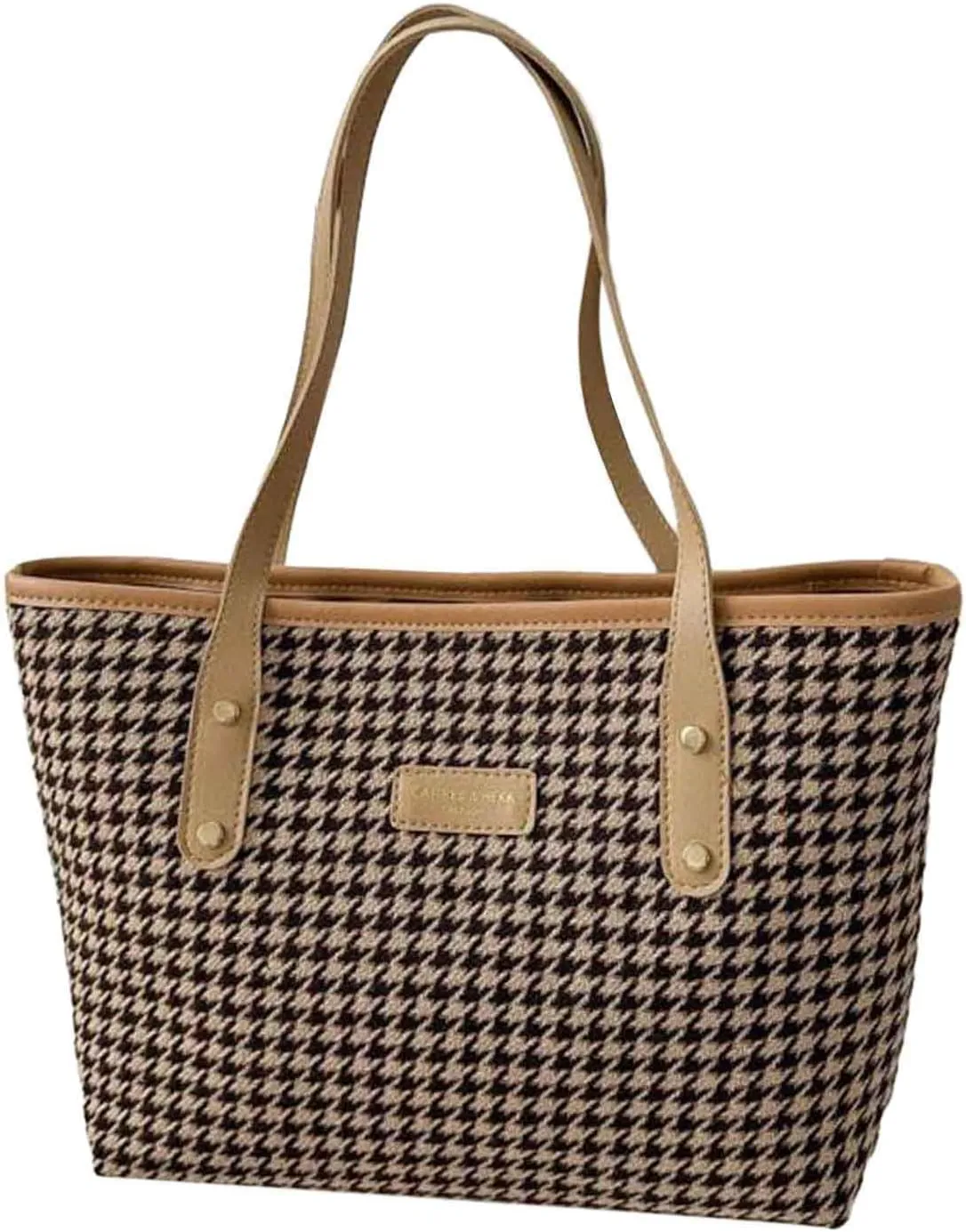 Tote Bag For Women Elegant Leather Solid Color Shoulder Bag Zipper Plus Large Bag Hand Bag For Travel Essential Q