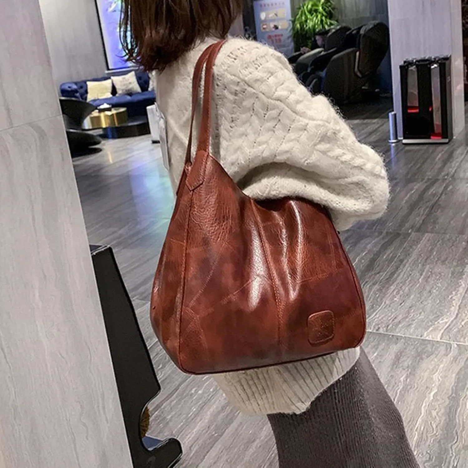 Tote Bag For Women Ladies Large Capacity Hobo Handbag Soft Leather Woman Messenger Bags Luxury Purses Crossbody Handbags Z