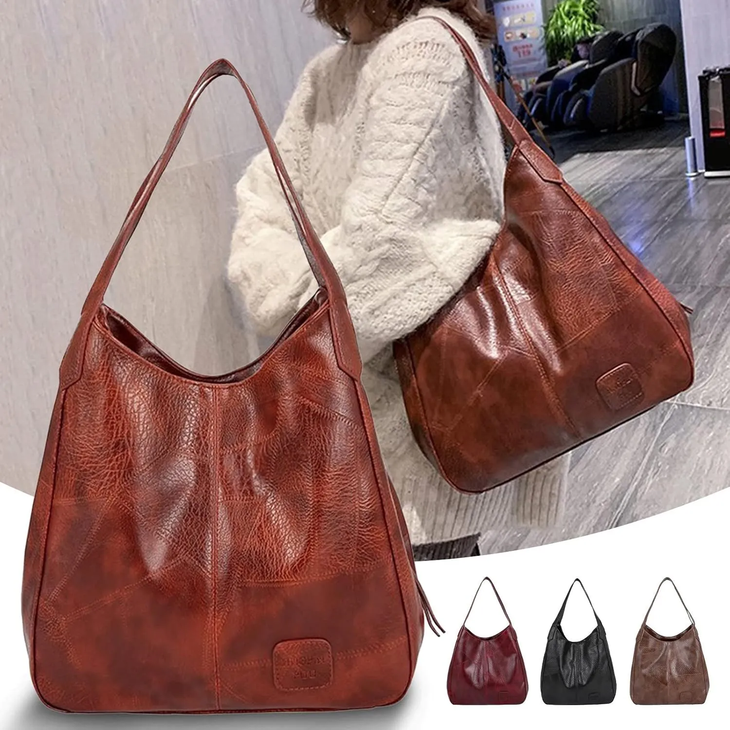 Tote Bag For Women Ladies Large Capacity Hobo Handbag Soft Leather Woman Messenger Bags Luxury Purses Crossbody Handbags Z