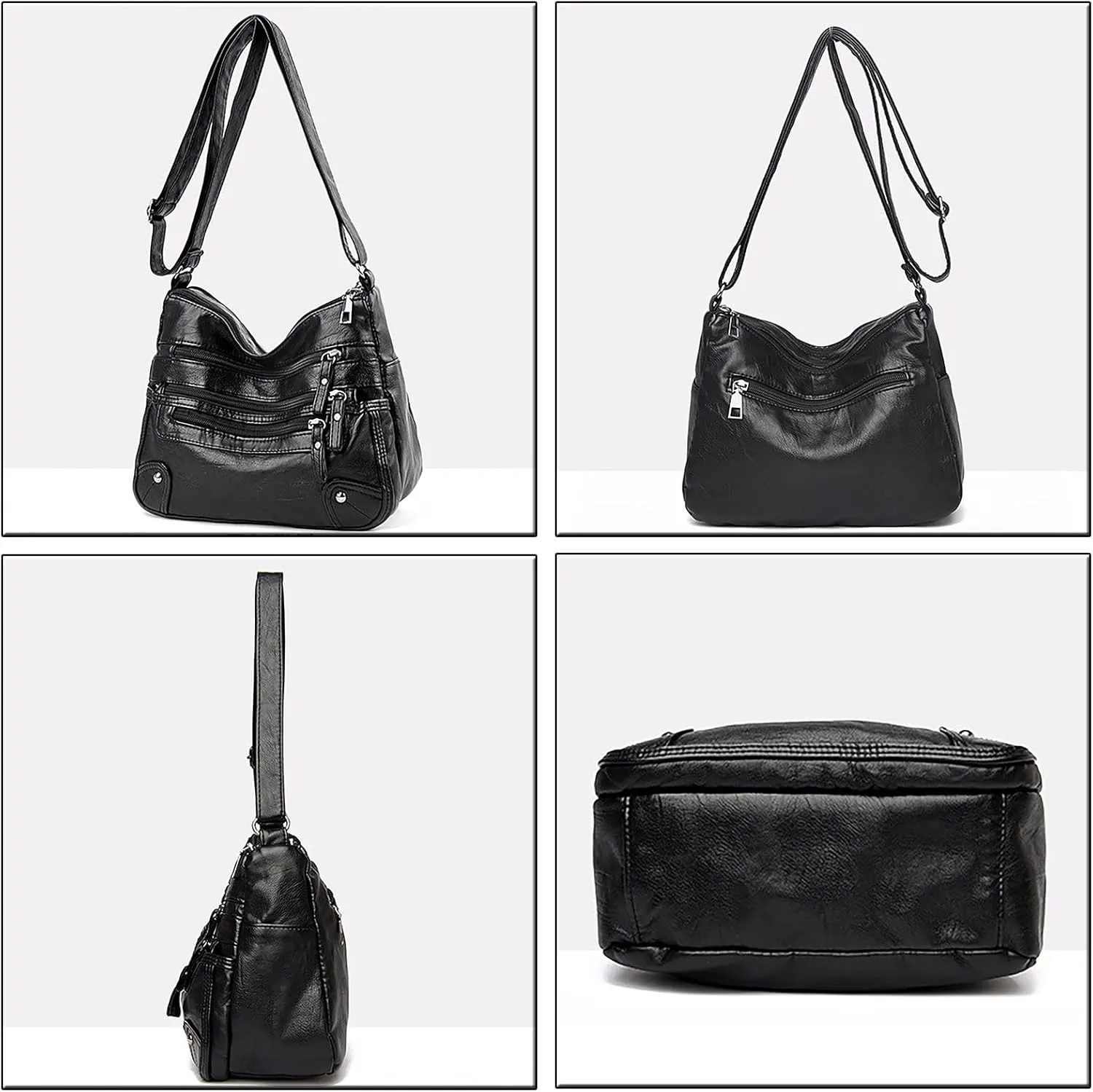 Tote Bag For Women Ladies Large Capacity Hobo Handbag Soft Leather Woman Messenger Bags Luxury Purses Crossbody Handbags