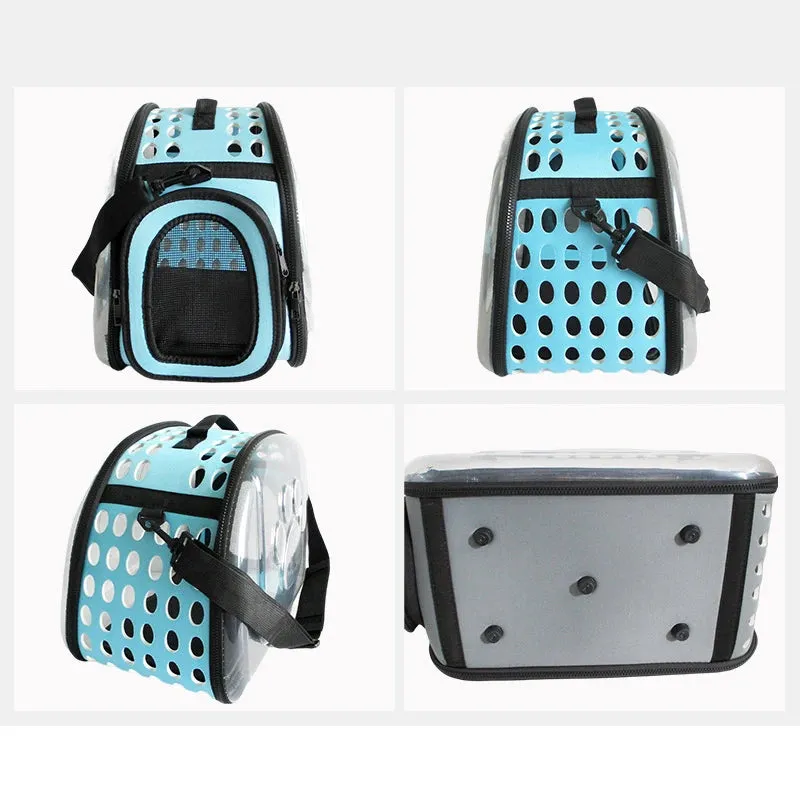 Transparent Foldable Pet Travel Carrier