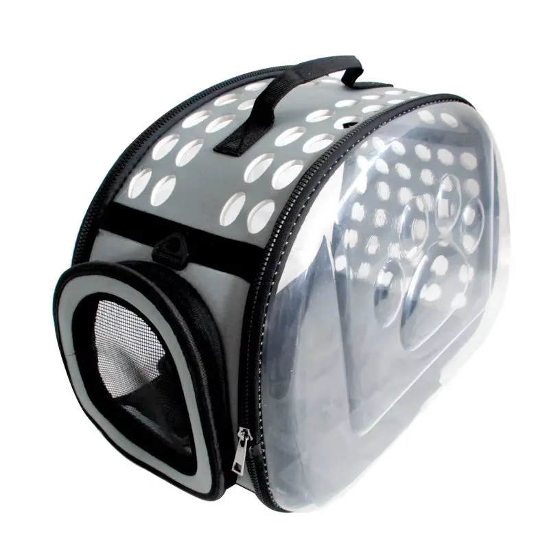 Transparent Foldable Pet Travel Carrier
