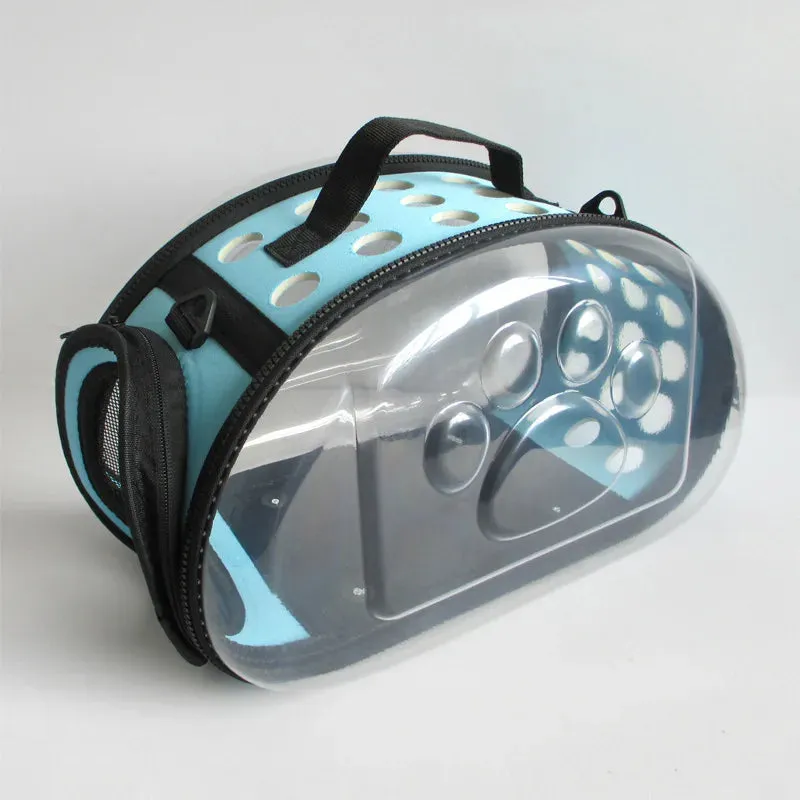 Transparent Foldable Pet Travel Carrier