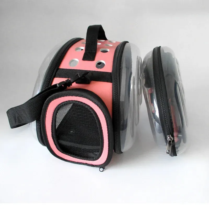 Transparent Foldable Pet Travel Carrier