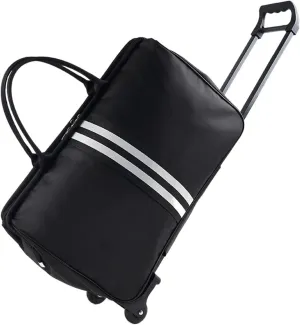 Travel Bag Travel Trolley Bag with Wheels Rolling Light Large Capacity Travel Bag Folding Luggage Bags Weekend Tie Rod Suitcase Bag