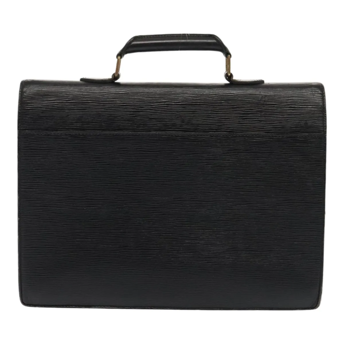Trendy Inspired Louis Vuitton Epi Serviette Conseiller Briefcase Black M54422 Lv Auth Bs17515