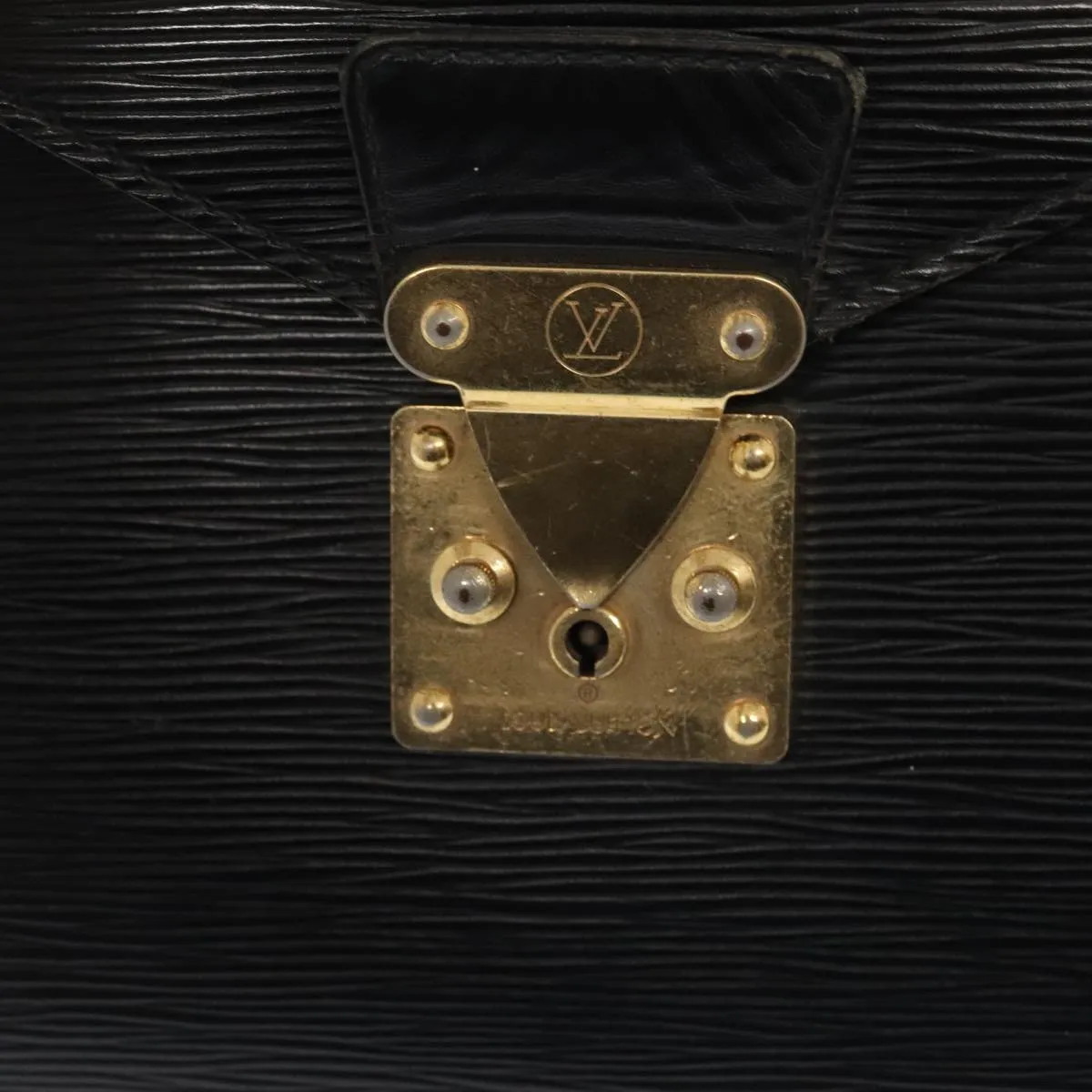 Trendy Inspired Louis Vuitton Epi Serviette Conseiller Briefcase Black M54422 Lv Auth Bs17515
