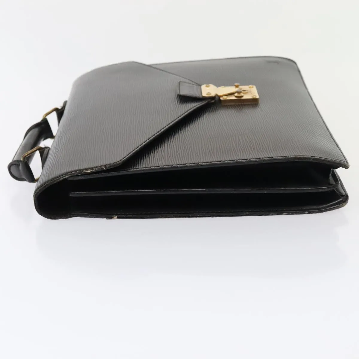 Trendy Inspired Louis Vuitton Epi Serviette Conseiller Briefcase Black M54422 Lv Auth Bs17515