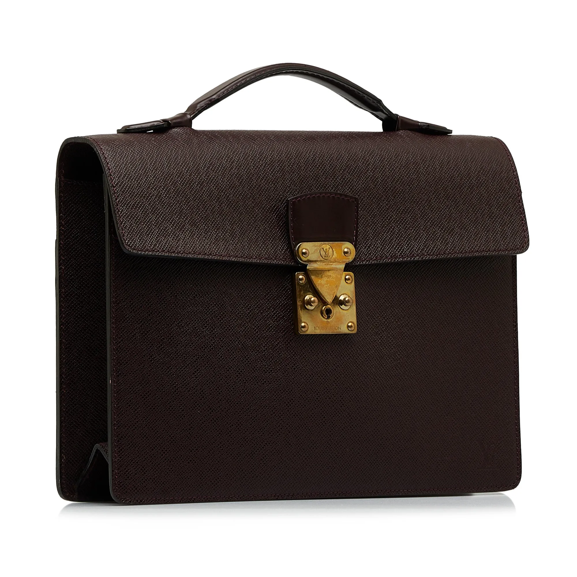 Trendy Inspired Louis Vuitton Taiga Serviette Kourad Briefcase