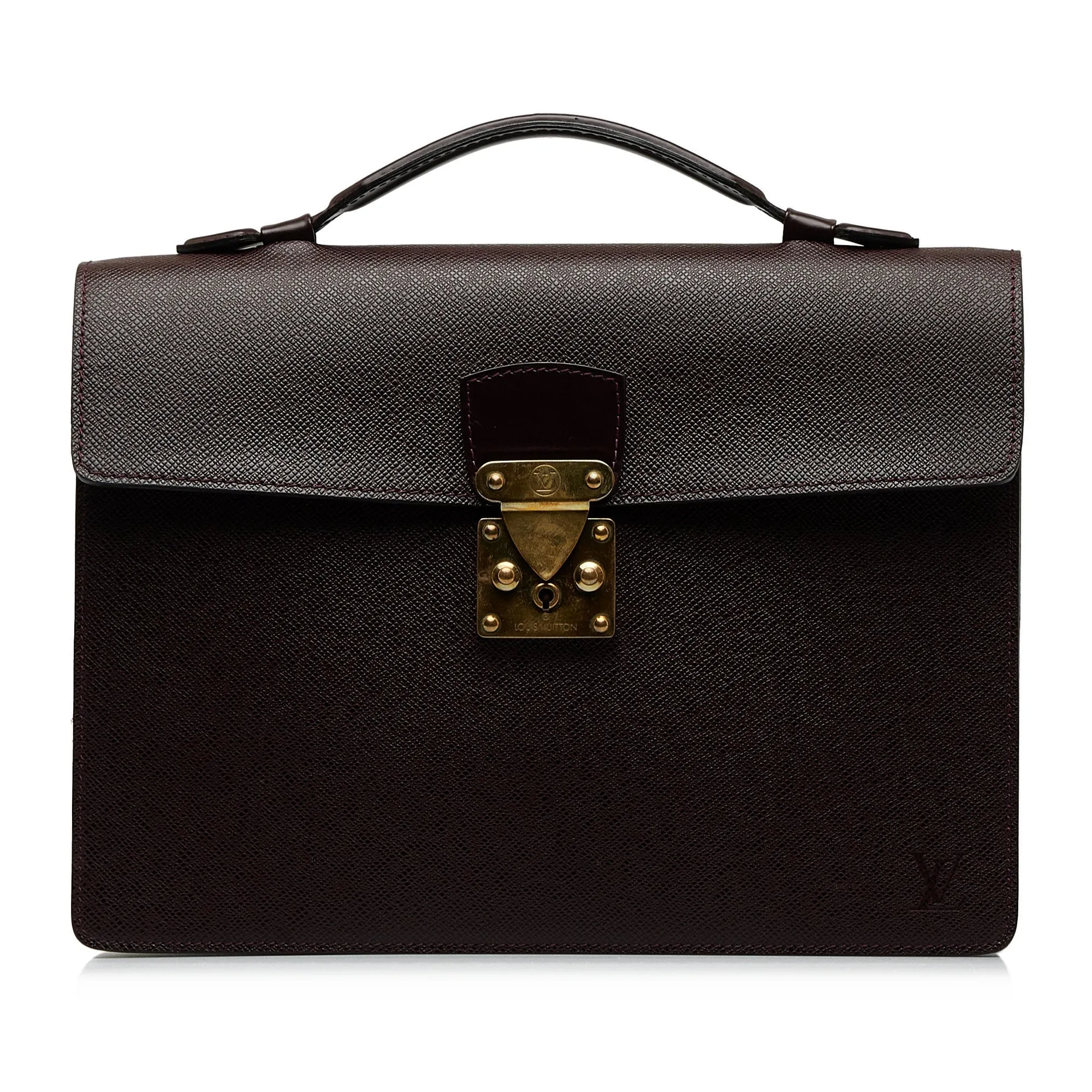 Trendy Inspired Louis Vuitton Taiga Serviette Kourad Briefcase