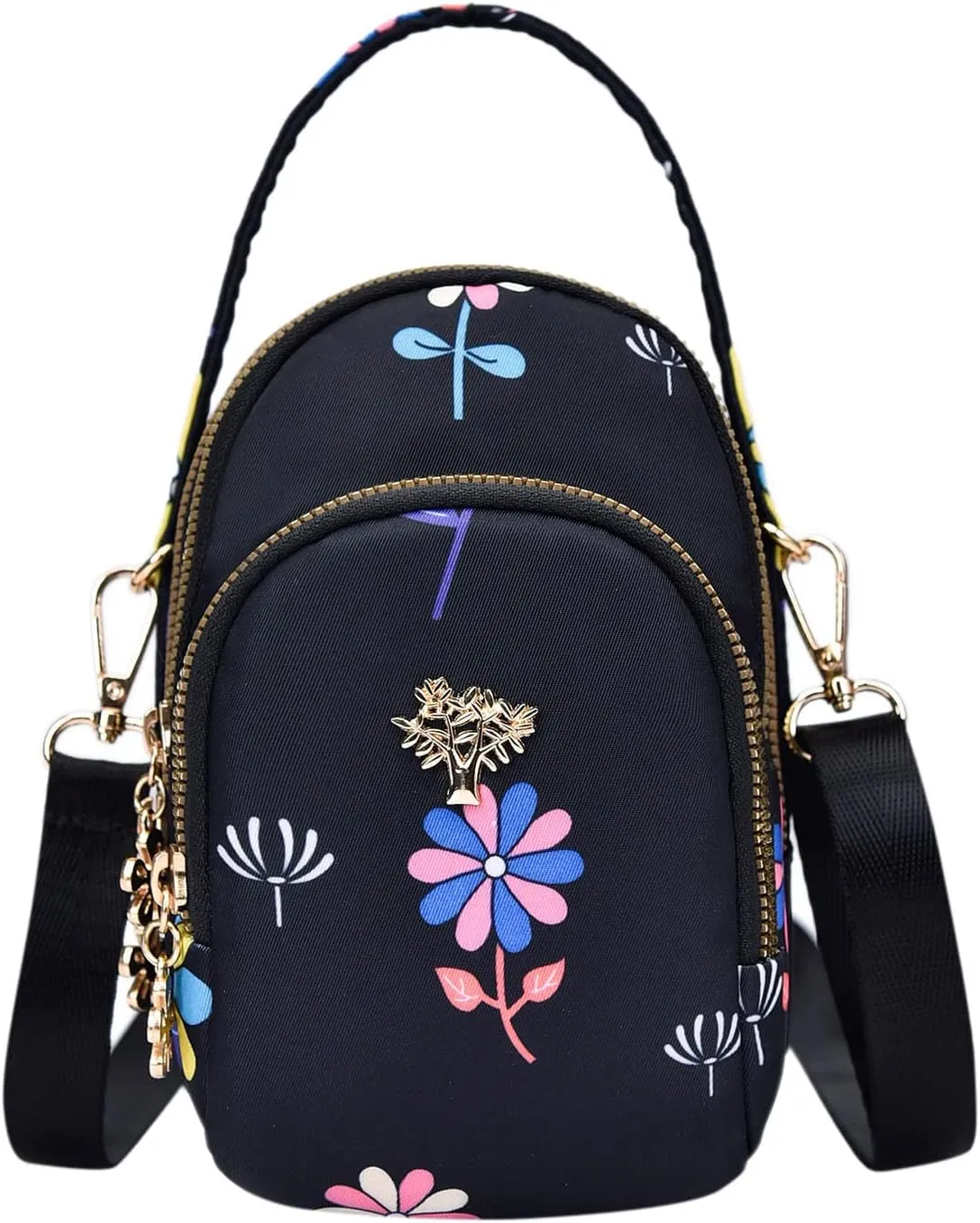 Trendy Purse Credit Crossbody Slots Small Purse Handbag Shoulder Mini CellPhone Wallet Card For Women Messenger