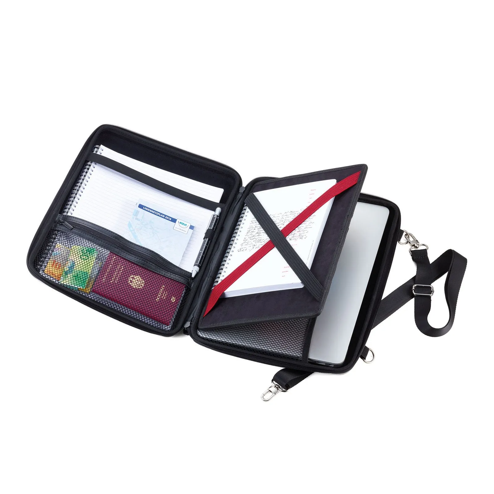Troika Convertible Zip-Around 13.5 Inch Laptop Case Portfolio Bag