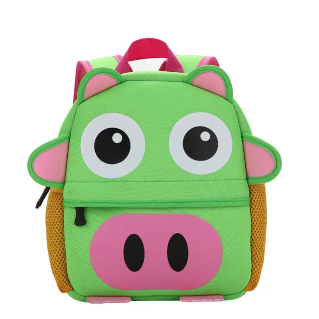 Unisex 3D Animal Kids School Backpack