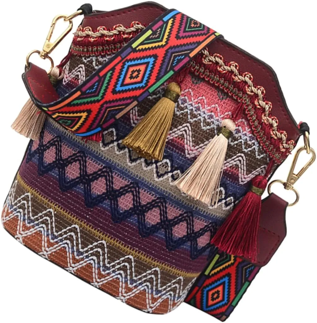 VALICLUD Women's Shoulder Bag Women's Shoulder Bags Bucket Bags for Women Shoulder Bags Woven Shoulder Bag Woven Shoulder Bag Bohemian Bucket Bag Shoulder Bag