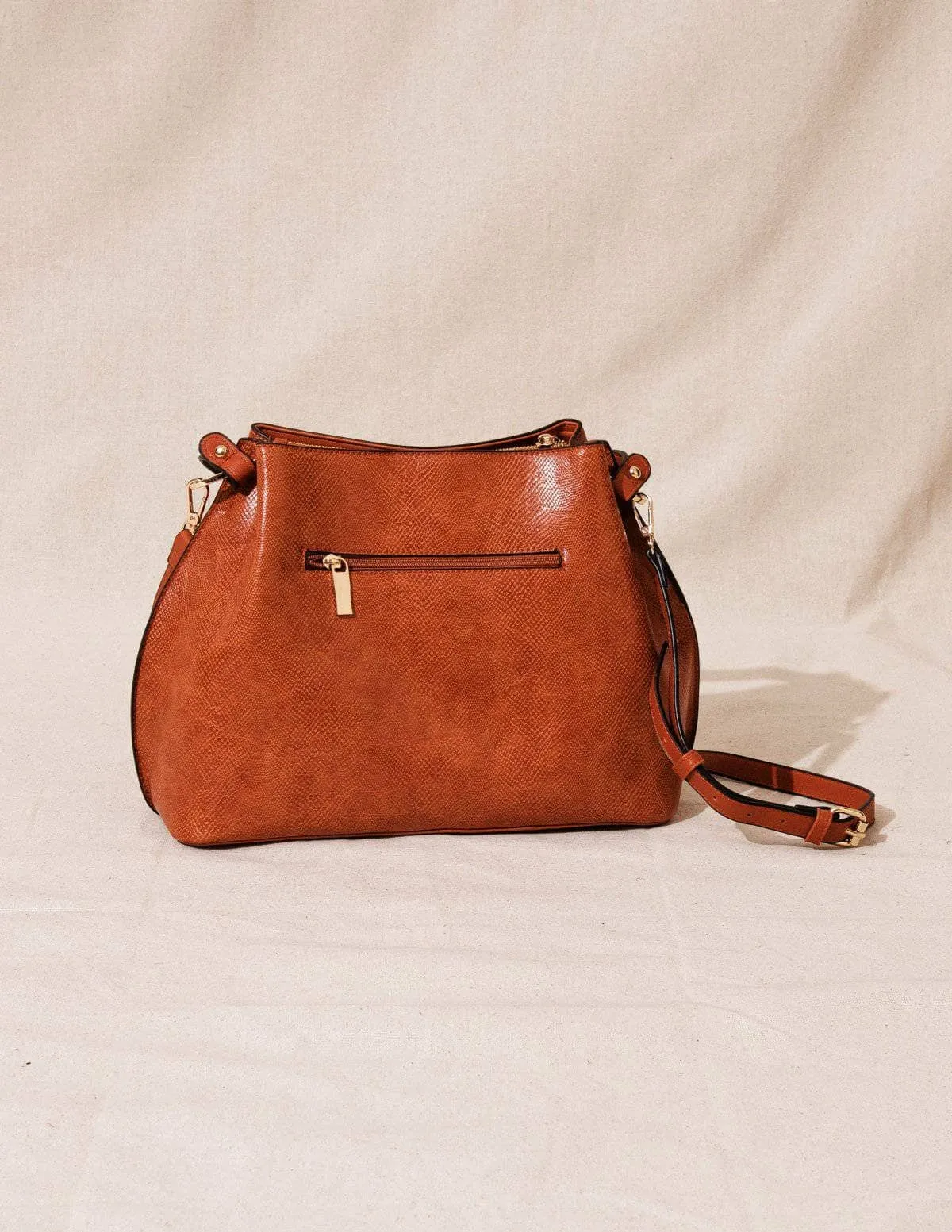 Vegan Leather 2 in 1 Convertible Tote