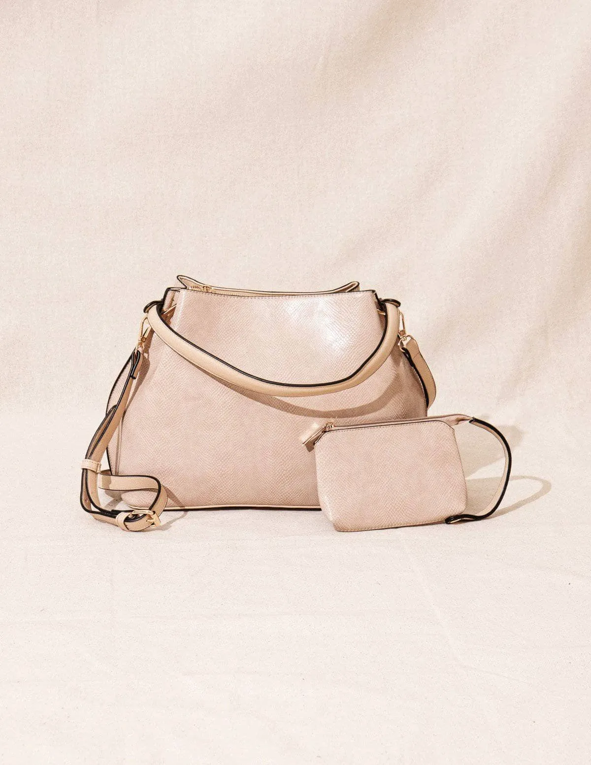 Vegan Leather 2 in 1 Convertible Tote