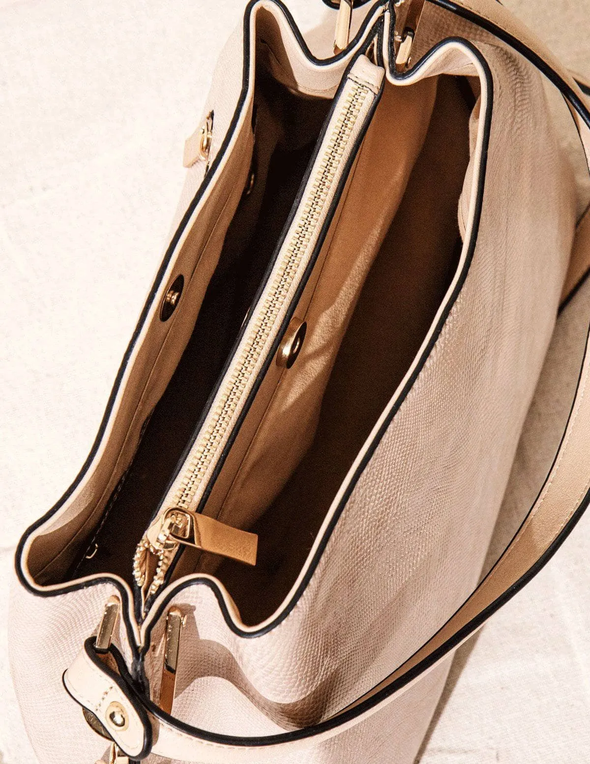 Vegan Leather 2 in 1 Convertible Tote