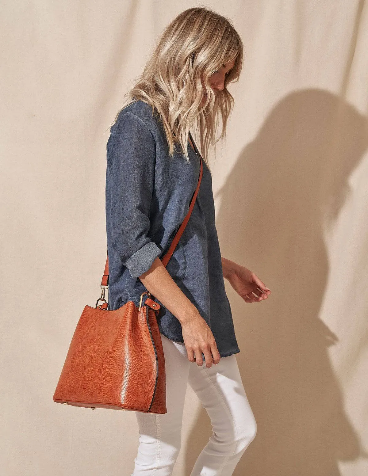 Vegan Leather 2 in 1 Convertible Tote
