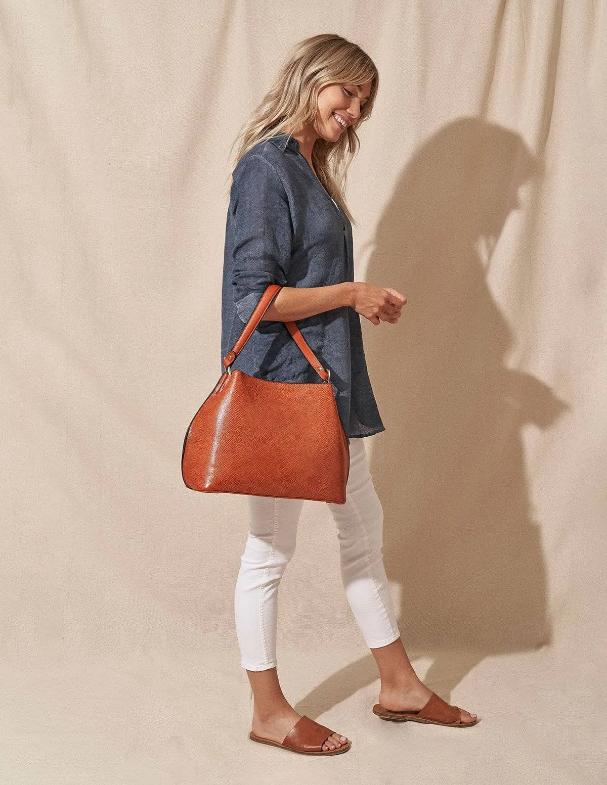 Vegan Leather 2 in 1 Convertible Tote