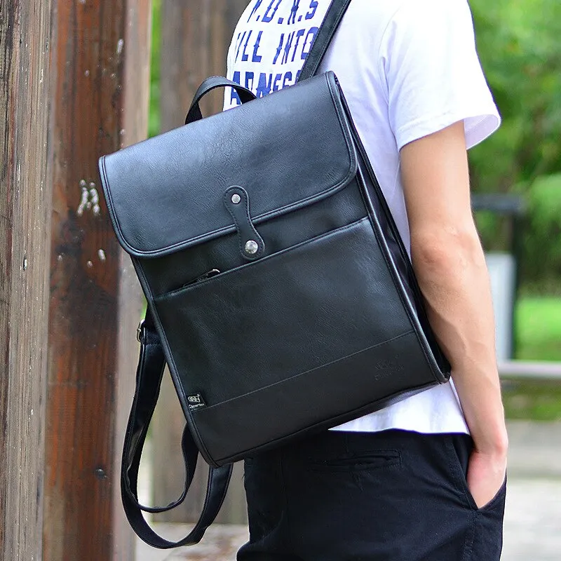 Vegan Leather Backpack Vintage for Women Travel Backpack School Bag