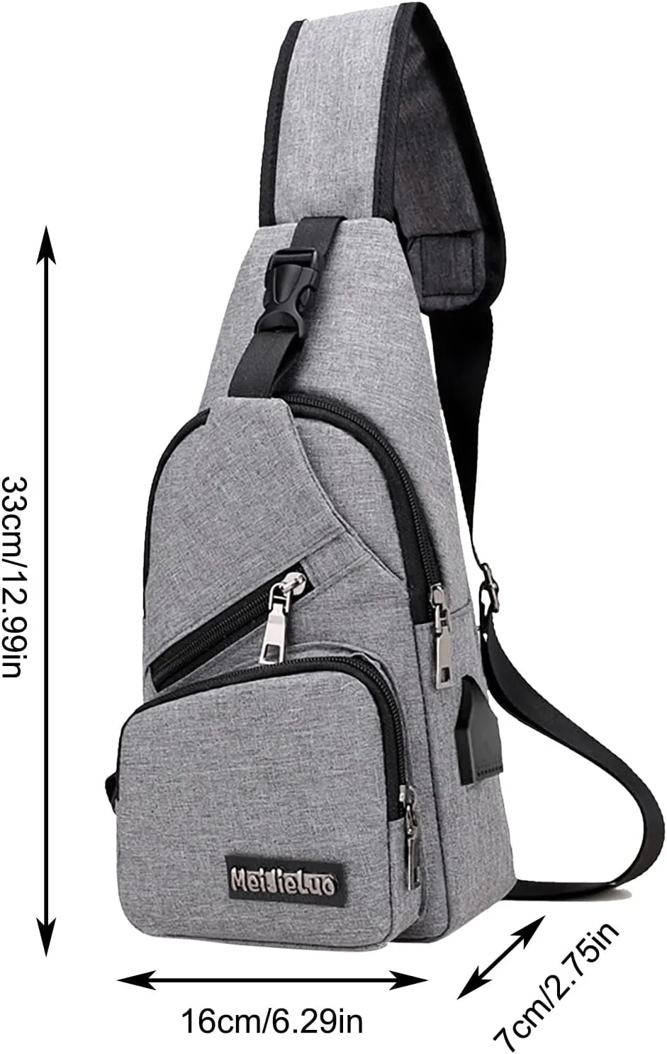 Vegan Leather Small Crossbody Bag for Women Shoulder Bags Anti-Theft Design for Travel Foldable Backpack(C)