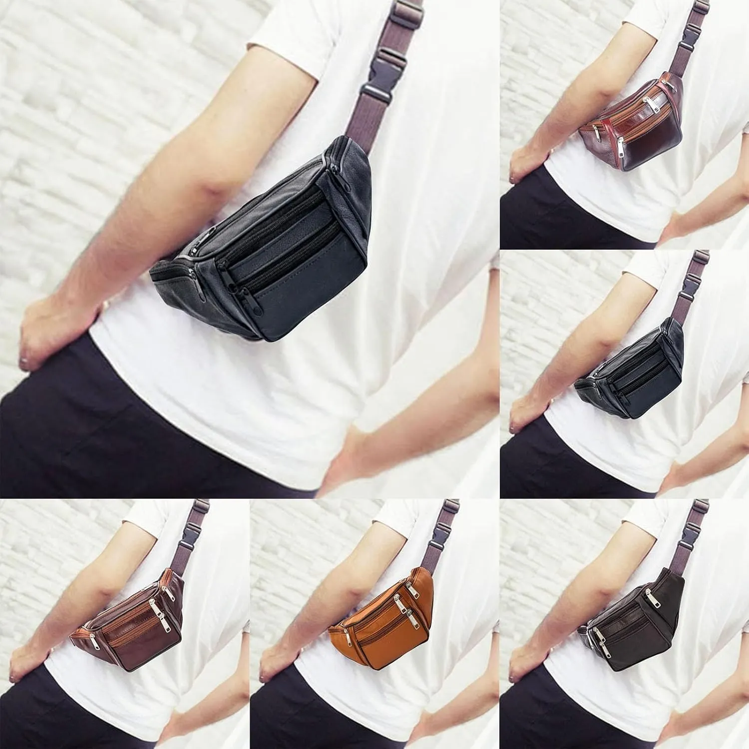 Vegan Leather Small Crossbody Bag for Women Shoulder Bags Anti-Theft Design for Travel Lightweight Backpack