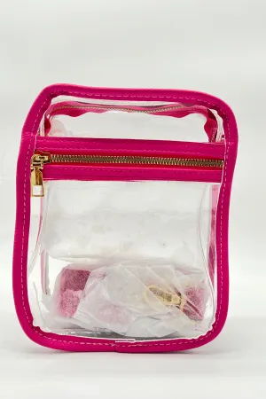 Vertical Clear Crossbody Bags