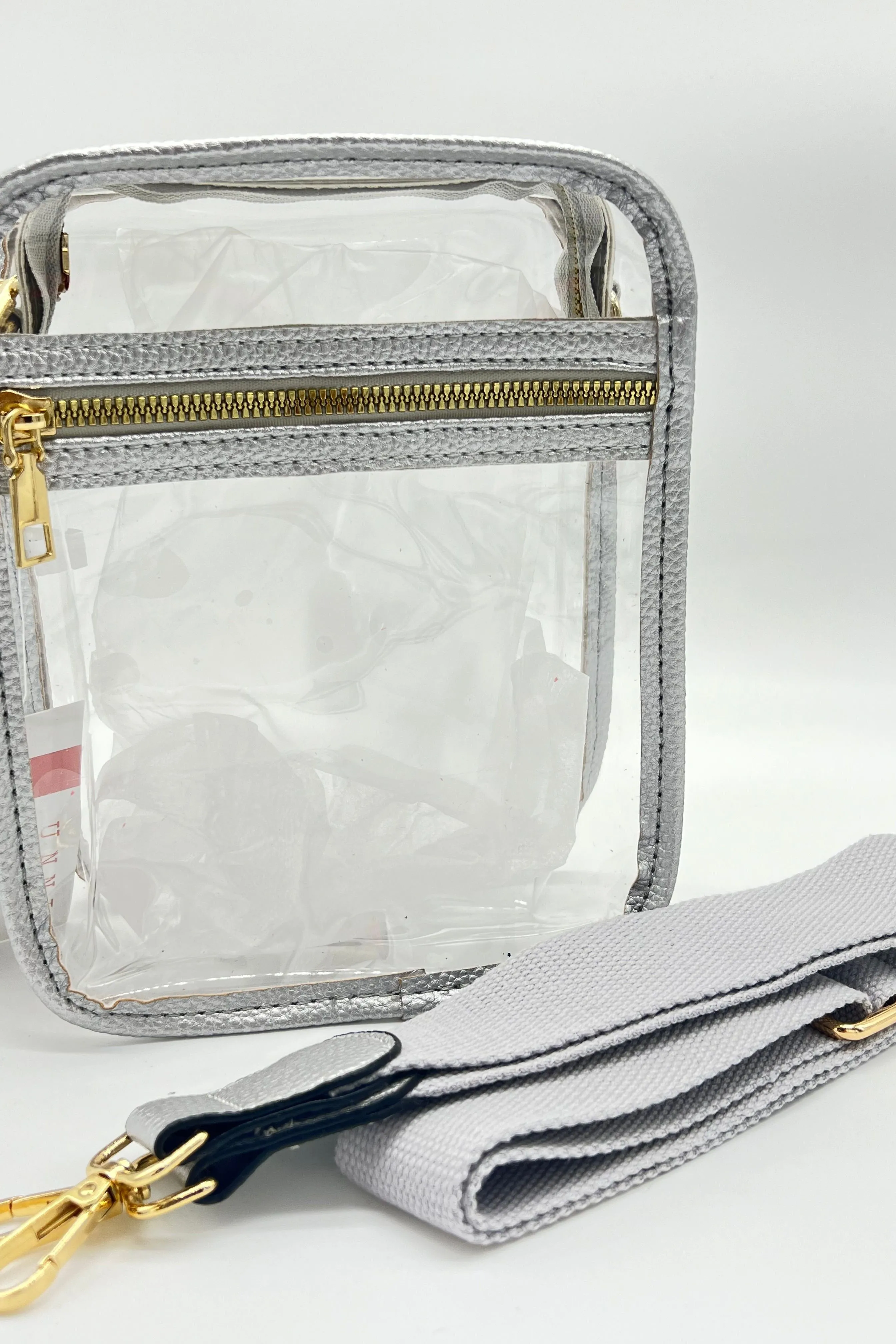 Vertical Clear Crossbody Bags