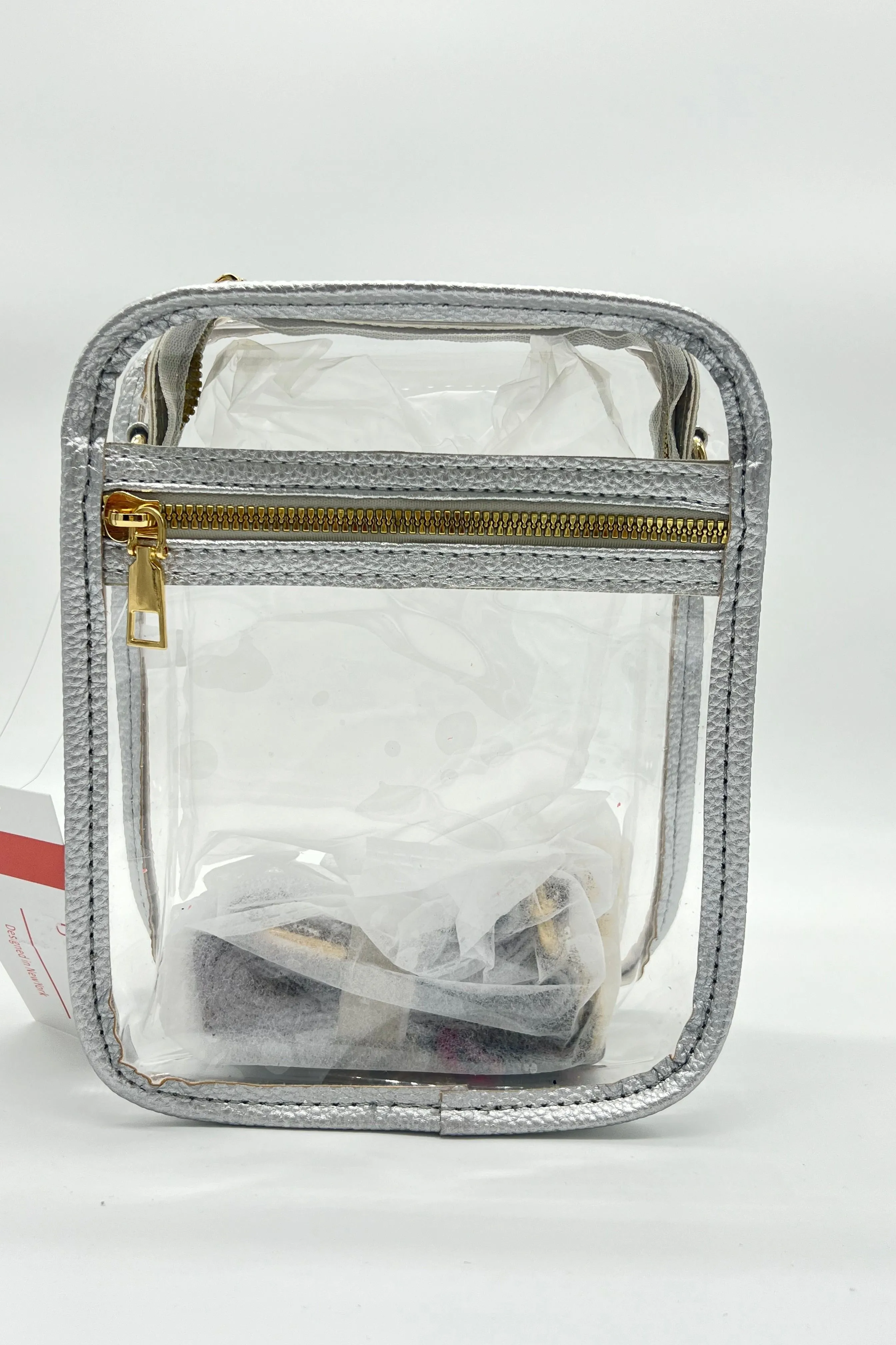 Vertical Clear Crossbody Bags