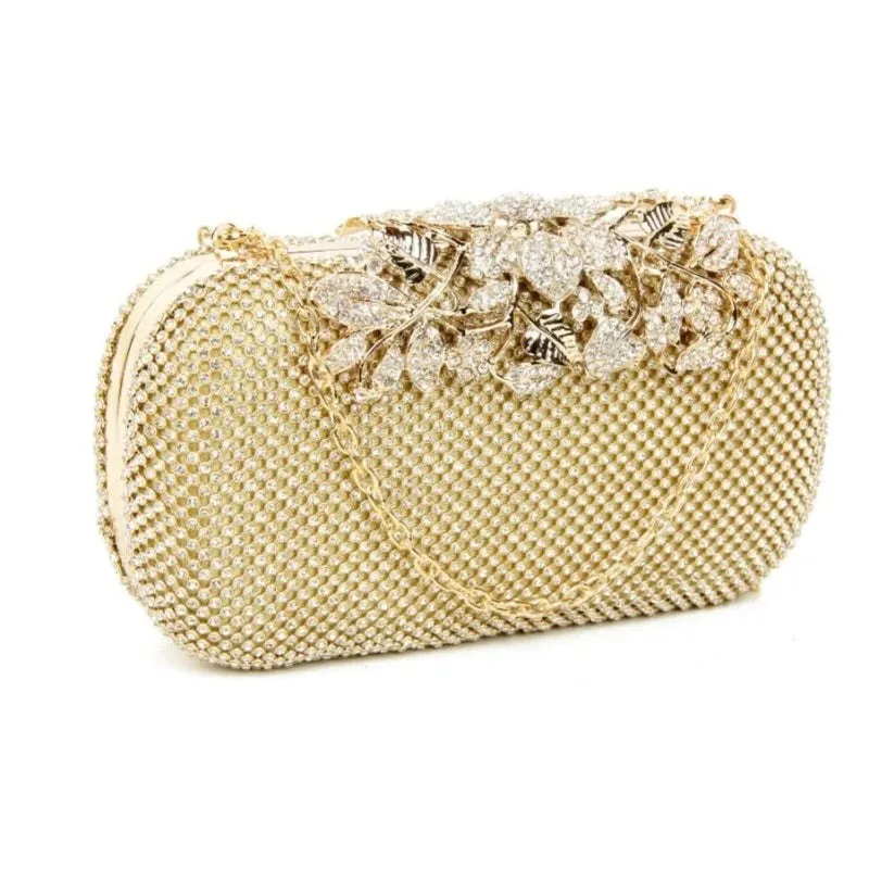 Vintage Inspired Bridal Crystal Clutch Bag BAG-1954/56/57
