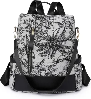 volumoon Women's Anti-Theft Waterproof Nylon Travel Bag, 2 in 1 Tote Bag Shoulder Bags for Girls, Anti-Theft Handbag Shoulder Bag School Bags Shoulder Bags