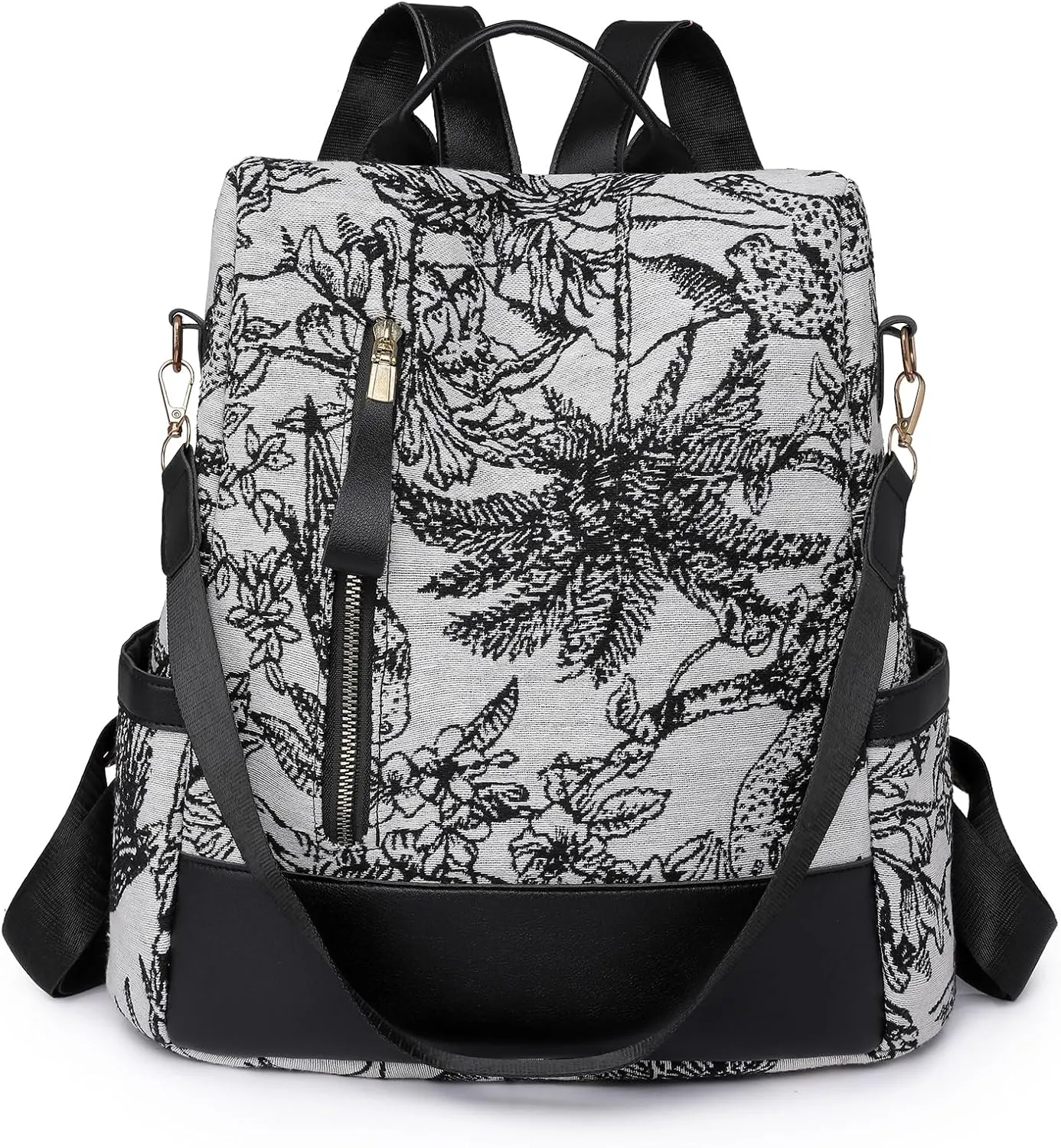 volumoon Women's Anti-Theft Waterproof Nylon Travel Bag, 2 in 1 Tote Bag Shoulder Bags for Girls, Anti-Theft Handbag Shoulder Bag School Bags Shoulder Bags