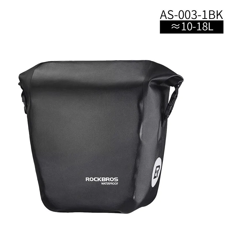 Waterproof Bike Bag 27L Travel Cycling Bag Basket Bicycle Rear Rack Tail Seat Trunk Bags Pannier