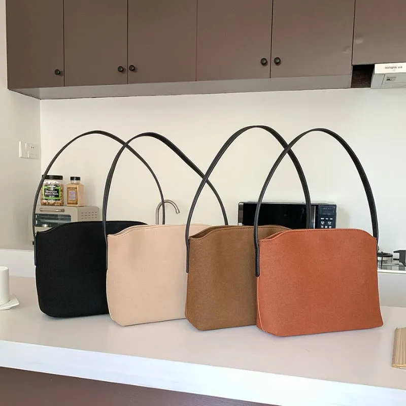Wholesale Suede Vintage Underarm Bag Shoulder Bag