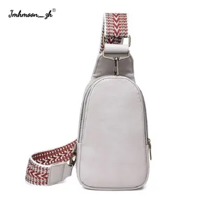 Women Small Backpack Casual Chest Bag Waterproof Backpacks Multi-Functional Handbag