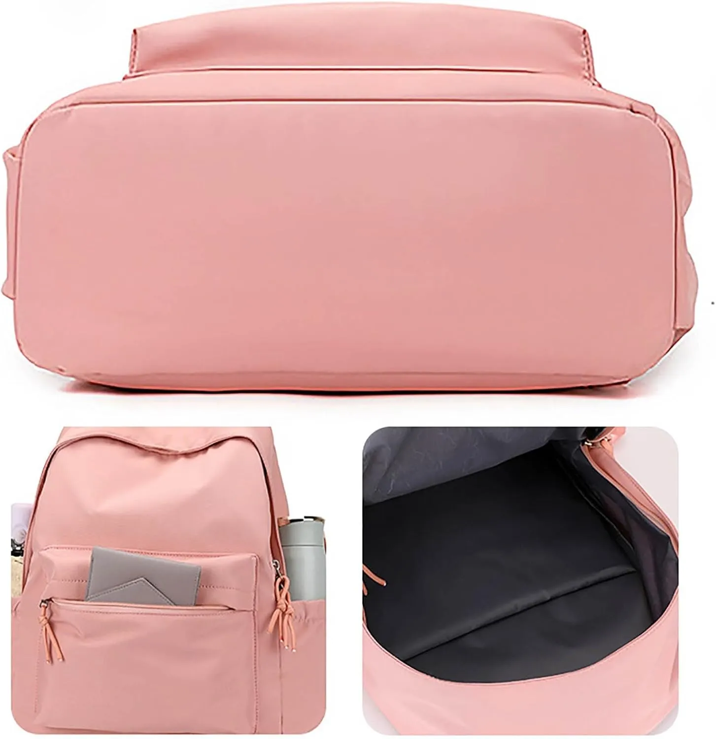 Women's Casual Fashion Backpack Soft Rucksack Ladies Shoulder Bags Medium Mini Vegan Leather Backpack for Woman(One Size)