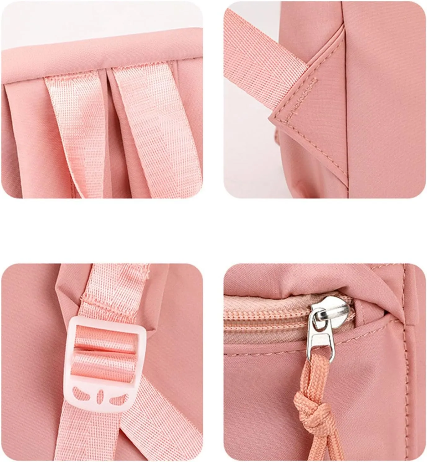 Women's Casual Fashion Backpack Soft Rucksack Ladies Shoulder Bags Medium Mini Vegan Leather Backpack for Woman(One Size)