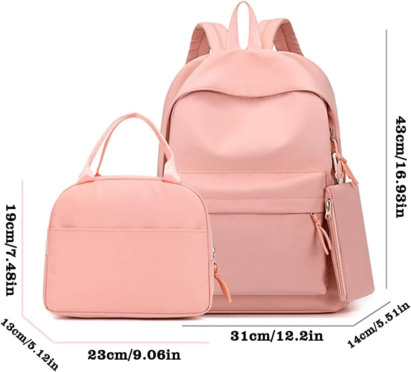 Women's Casual Fashion Backpack Soft Rucksack Ladies Shoulder Bags Medium Mini Vegan Leather Backpack for Woman(One Size)