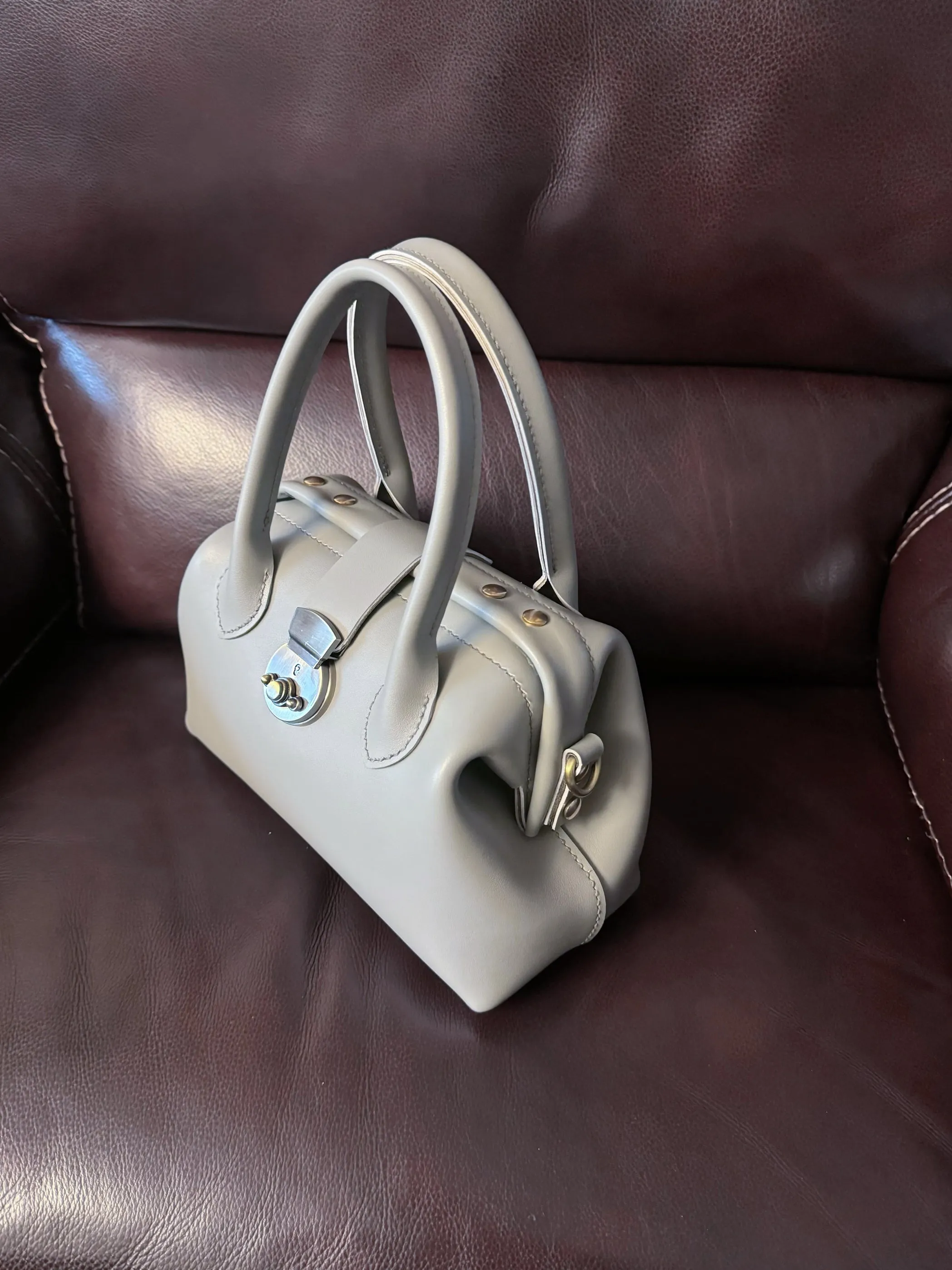 Womens Doctors Bag Leather Doctor Bag Purse Doctor Handbags Purses
