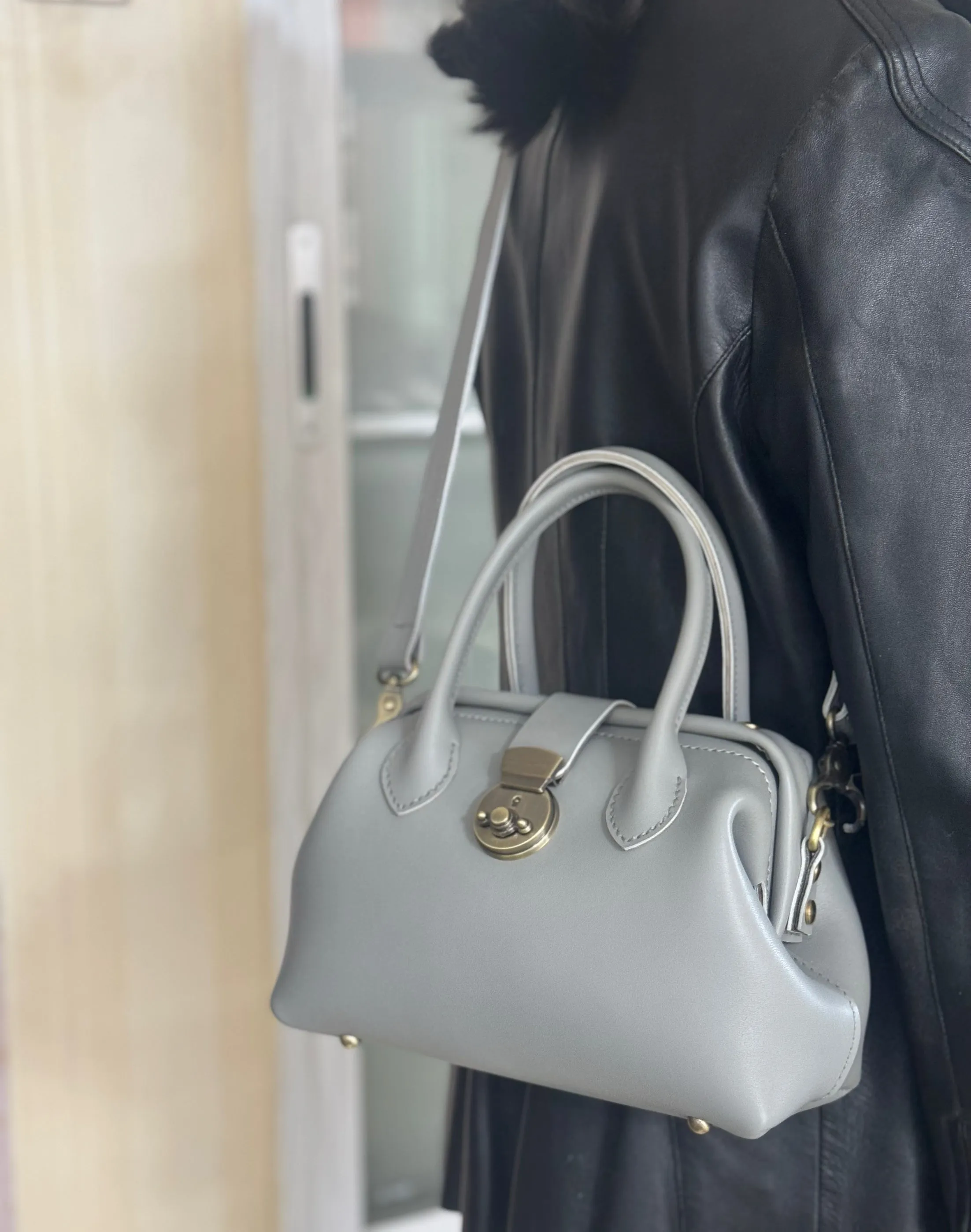 Womens Doctors Bag Leather Doctor Bag Purse Doctor Handbags Purses