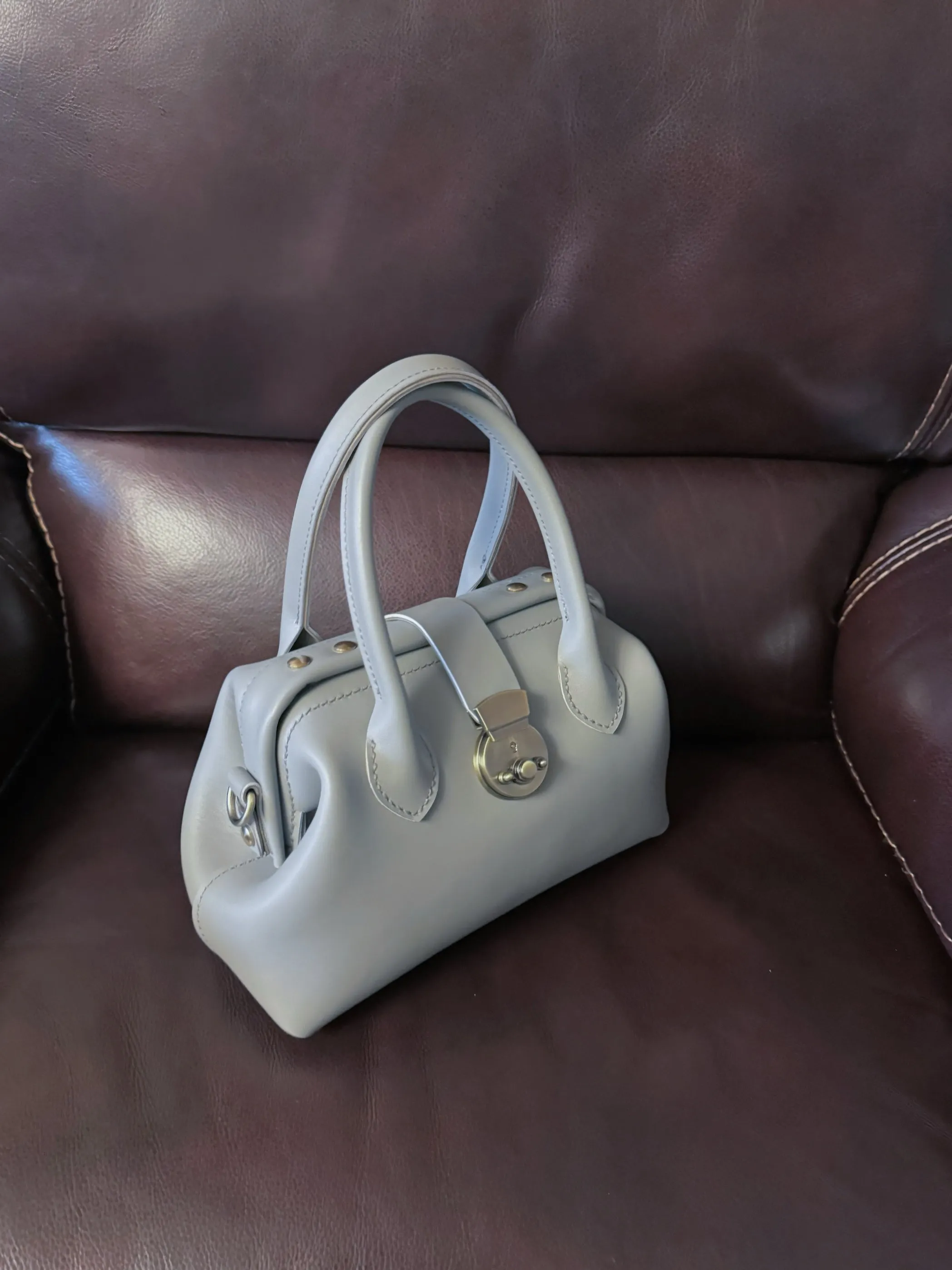 Womens Doctors Bag Leather Doctor Bag Purse Doctor Handbags Purses